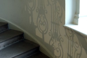 Stairs and ornate shadows (Manchester Costume) [Jan 2014]