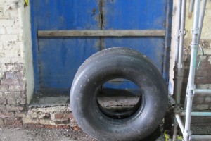 Door & tyre (Calder)